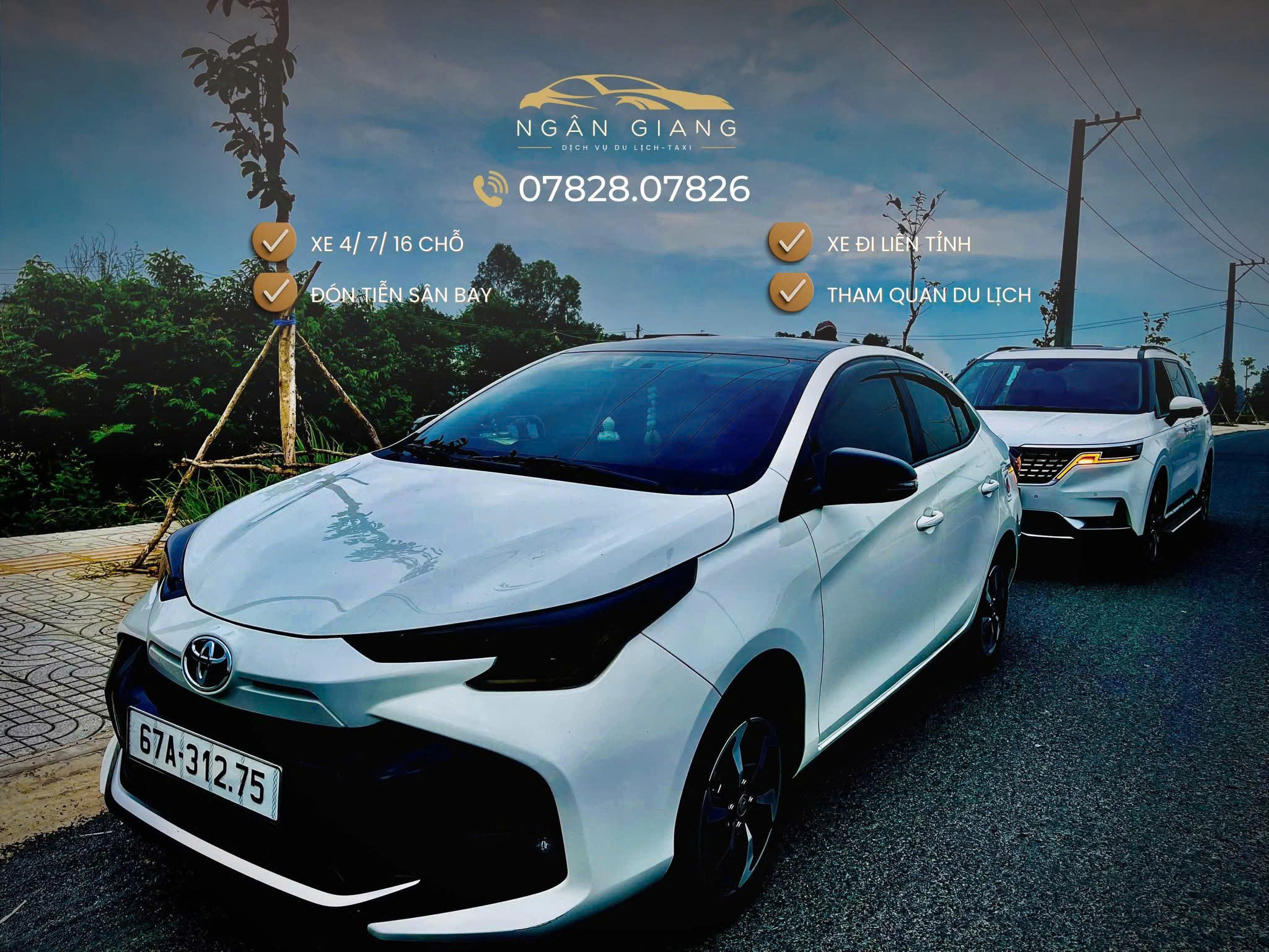 Taxi nội thành Long Xuyên